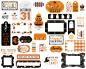 Preview: Echo Park "Halloween Party" Ephemera Frames & Tags