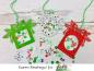 Preview: Picket Fence Studios Fireplace Stockings Sequin Mix  Pailetten