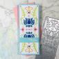 Preview: LDRS-Creative Folk Art Slim Line Layering Stencils (3pcs)  Stencil