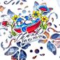 Preview: LDRS-Creative Folk Art A2 Layering Stencils (3pcs) Stencil 6x6