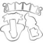 Preview: Crafters Companion -Gnome Child - Stanze & Stempel & Stencil