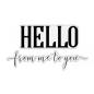 Preview: Crafters Companion - Brush Hello From Me To You  - Clear Stamps