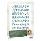 Preview: Studio Light - Schablone -  New awakening mask stencil Alphabet handlettering nr.07