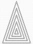 Preview: My Favorite Things Die-namics "Stitched Tall Triangle STAX" | Stanzschablone | Stanze | Craft Die