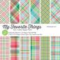 Preview: My Favorite Things Cheerful Plaid 6x6 Inch Paper Pad