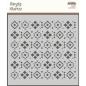 Preview: Simple Stories Simple  Howdy! Stencil Aztec  - Schablone