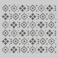 Preview: Simple Stories Simple  Howdy! Stencil Aztec  - Schablone