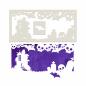 Preview: Polkadoodles Stencil Terrifying Skulls - Schablone  (PD8217)