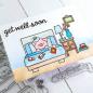 Preview: Heffy Doodle Bed Heads   Clear Stamps - Stempel 