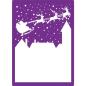 Preview: Gemini Over the Rooftops 3D Embossing Folder & Stencil - Prägefolder & Schablone