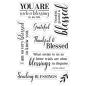 Preview: Crafters Companion - Autumn Blessings Collection Thankful - Clear Stamps