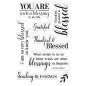 Preview: Crafters Companion - Autumn Blessings Collection Thankful - Clear Stamps