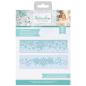 Preview: Crafters Companion -Watercolour Christmas Embossing Folder Snowflake Edges - Prägefolder