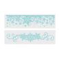 Preview: Crafters Companion -Watercolour Christmas Embossing Folder Snowflake Edges - Prägefolder