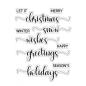 Preview: Crafters Companion - Watercolour Christmas  - Clear Stamps