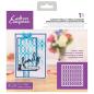 Preview: Crafters Companion -Elegant Trellis Background  - Stencil - Schablone
