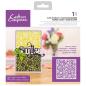 Preview: Crafters Companion -Cute Florals Background  - Stencil - Schablone