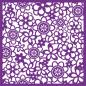 Preview: Crafters Companion -Cute Florals Background  - Stencil - Schablone