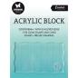 Preview: Studio Light - Essentials acrylic block for clear and cling stamps with grid 5x8