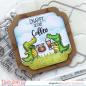 Preview: Time For Tea Dies Square Label 