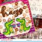 Preview: Time For Tea Dies Square Label 