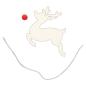 Preview: Papermania "Create Christmas Wooden Tags Santa's Reindeer" (9Stk) Holzteile