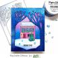 Preview: Picket Fence Studios Winter Has Come to Town 6x6 Inch Clear Stamps 