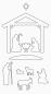 Preview: My Favorite Things Die-namics "Nativity Silhouette" | Stanzschablone | Stanze | Craft Die