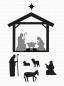 Preview: My Favorite Things Die-namics "Nativity Silhouette" | Stanzschablone | Stanze | Craft Die