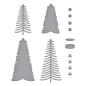 Preview: Spellbinders Die "Bottle Brush Trees Etched" Stanzschablone