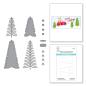 Preview: Spellbinders Die "Bottle Brush Trees Etched" Stanzschablone