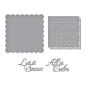Preview: Spellbinders Die "All is Calm Word Frame Etched" Stanzschablone