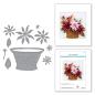 Preview: Spellbinders Die "Cactus Dahlia and Ornamental Garden Pottery Etched" Stanzschablone