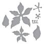 Preview: Spellbinders Die "Poinsettia Etched" Stanzschablone