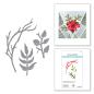 Preview: Spellbinders Die "Winter Bough and Evergreen Shrubs Etched" Stanzschablone