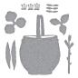 Preview: Spellbinders Die "Gladiolus and Berry Picking Basket Etched" Stanzschablone