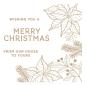 Preview: Spellbinders Hotfoil Plate - Holiday Florals Background Glimmer