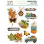 Preview: Simple Stories - Vintage Country Harvest  - Layered Stickers 