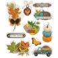 Preview: Simple Stories - Vintage Country Harvest  - Layered Stickers 