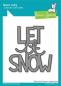 Preview: Lawn Fawn Craft Dies - Giant Let It Snow