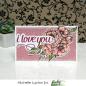 Preview: Picket Fence Studios I Love You Word 4x6 Inch  Die (PFSD-170)