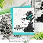 Preview: Picket Fence Studios Iconic Beauty Sara 4x6 Inch Clear Stamps 