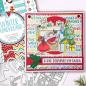 Preview: Polkadoodles Dies "Gnome Chimney Capers" Stanzschablonen
