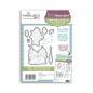 Preview: Polkadoodles Dies "Gnome Jolly Holly Wishes" Stanzschablonen