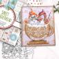 Preview: Polkadoodles Dies "Gnome Jolly Holly Wishes" Stanzschablonen