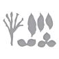 Preview: Spellbinders Die "Plumeria Etched" Stanzschablone