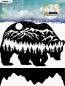Preview: Studio Light - Schablone - Moon Flower Mask Polar Bear