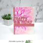 Preview: Picket Fence Studios Slim Line Happy Birthday Word  Die (SDCS-133)