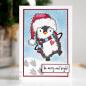 Preview: Woodware Festive Fuzzies Penguin   Clear Stamps - Stempel 