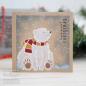 Preview: Woodware Festive Fuzzies Polar Bear   Clear Stamps - Stempel 
